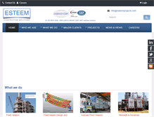 Tablet Screenshot of esteemprojects.com